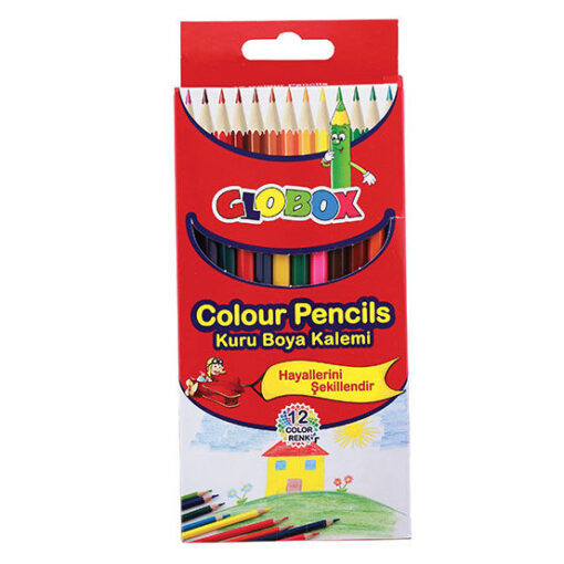 Long Color Pencils 12 Colors