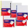 25 Heavy Duty A4 Punched Pockets Filing Glass Crystal Clear - Extra Strong