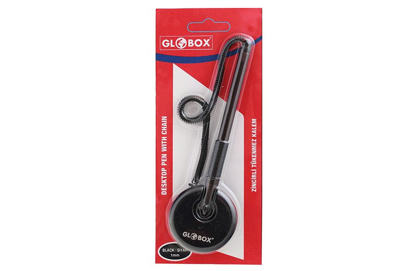Ball Point Desktop Pen With Chain