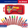 12 Color Oil Pastel - Comfortable Hold Smooth Drawing, Sketching, Colouring