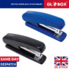 24/6 Metal Full-Strip Stapler Office Desk - Black / Blue - Office Desk Heavy Duty