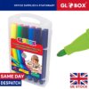Triangle Jumbo Water Colour Pen 12 Brilliant Colours Non-Toxic