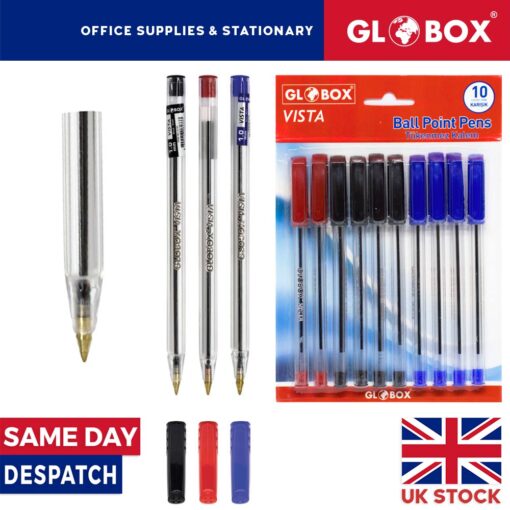Vista Ballpoint Pen 10 Pcs - Blister Pack 1,0MM