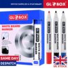 12 x White Board Marker Premium Pen Pack - Bullet Tip - Blue, Red, Black