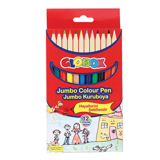 Quality Lead 3mm Jumbo Color Pencil 12 Colors