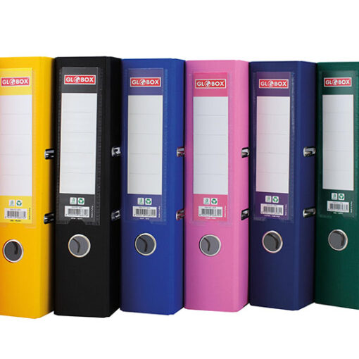 10x 55-75mm Ring Binder Files Extra Wide A4 Lever Arch Folder - YELLOW, 75mm