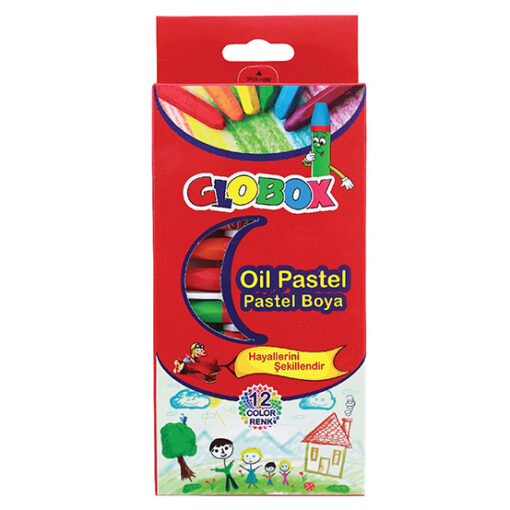 Oil Pastel 12 Colors - Comfortable Hold Smooth Drawing, Sketching, Colouring