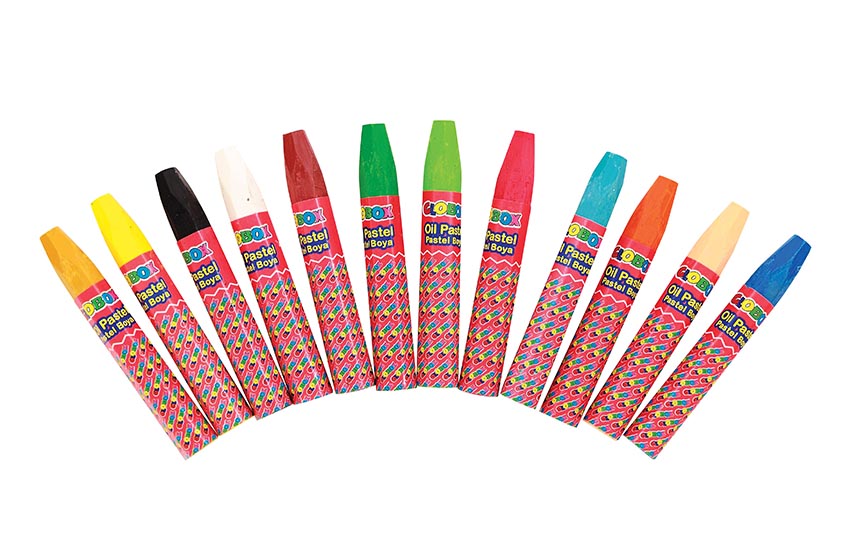 Oil Pastel 12 Colors - Comfortable Hold Smooth Drawing, Sketching, Colouring - Image 2