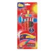 5 Set Children Kids Assorted Flat Paint Brushes Set Arts Crafts Artist School Home