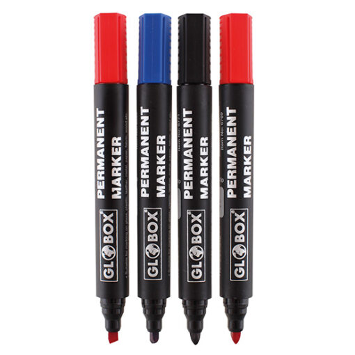 12 x Fine Point Tip Permanent Marker Pens - 12 Pcs/Pack
