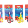 Small School Kids Safety Scissors Plastic Handles, for Children/Kids/Child with Ruler