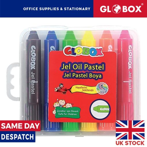 Oil Pastel Colouring Set - Non Toxic - 6 Quality Colors in a Box -School Art