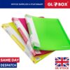 A4 Pocket Display Folder Book 10/20/30/40/60 - Neon Colours