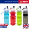 700ml Water Mist Spray Tritan Water Bottle Drinks Sport Hydration Water Bottle Cycling Hiking Camping