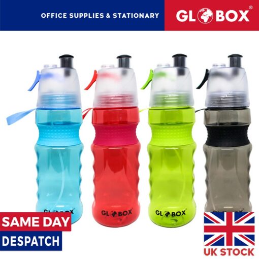 700ml Water Mist Spray Tritan Water Bottle Drinks Sport Hydration Water Bottle Cycling Hiking Camping