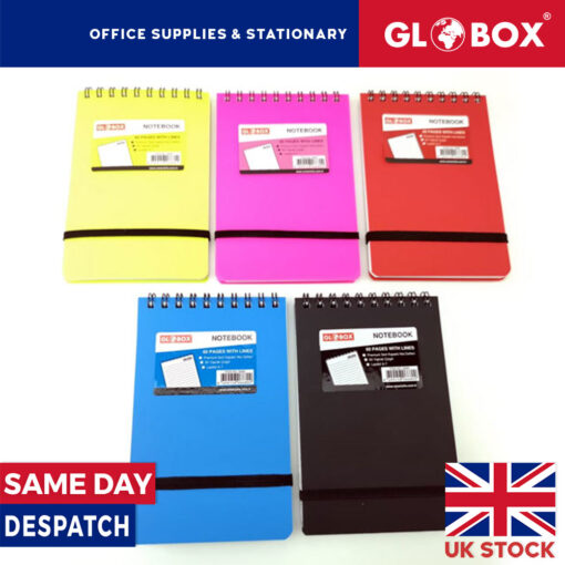 A7 - Notebook with Elastic Band 60 Sheets with Lines