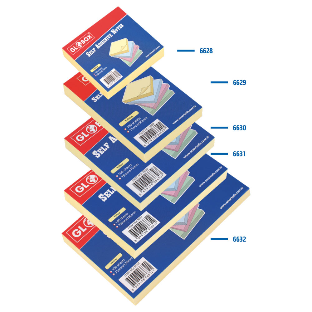 200 Sheets - Self Adhesive Sticky Note Paper- 75mm x 100mm - Image 2
