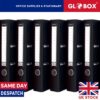10x Black 55mm Lever Arch Files Fixed Mechanism  PVC Coated