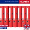 30x Red 55mm Lever Arch Files Fixed Mechanism PVC Coated