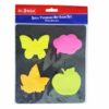 Assorted Colors Die - Cut Sticky Notes Set - Fun School