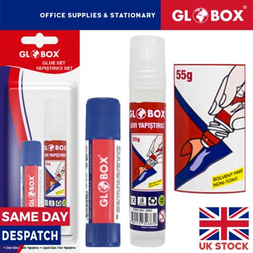 8gr Glue Stick + 55ml Liquid Glue Set