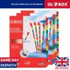 A4 Mylar Index Multicolored Tabs-Numbers-Letters-Months-Blank Dividers