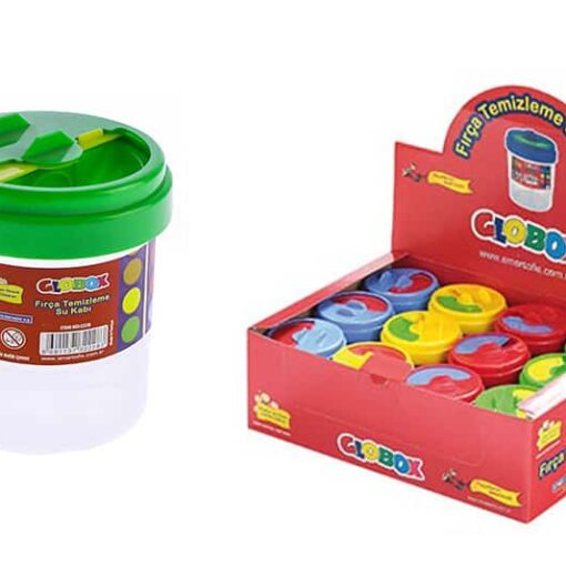 2x Back to School Water Storage Box For Brush Cleaning