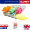 Highlighter Pens - Pack of 4 - Flower Patterns - Marker - Pretty Trendy Cute